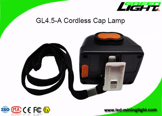 Brilho sem corda Wearable da luz 4000lux da mineração do diodo emissor de luz de Digitas com corda da segurança