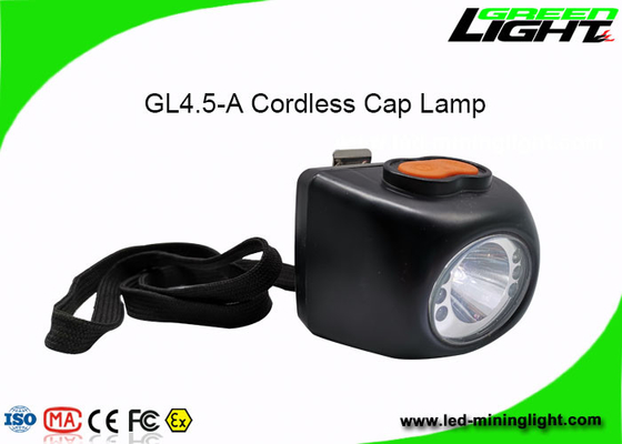 Brilho sem corda Wearable da luz 4000lux da mineração do diodo emissor de luz de Digitas com corda da segurança