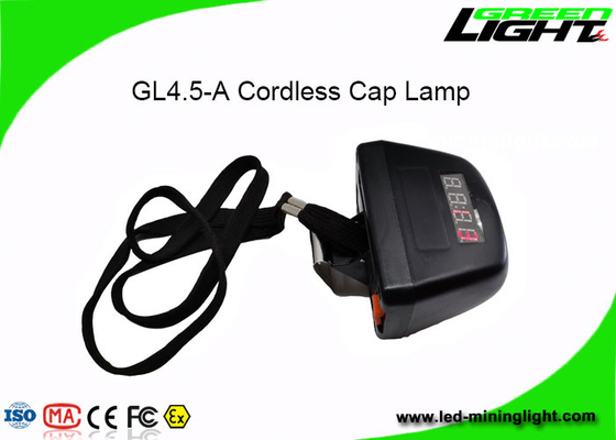 Brilho sem corda Wearable da luz 4000lux da mineração do diodo emissor de luz de Digitas com corda da segurança