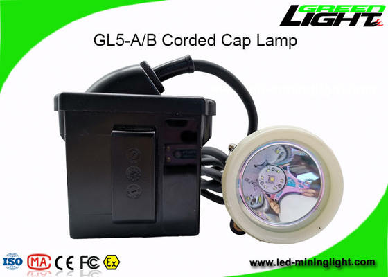 Feixe alto recarregável de lâmpada de tampão 10000lux dos mineiros do diodo emissor de luz da bateria do íon de Li para o túnel