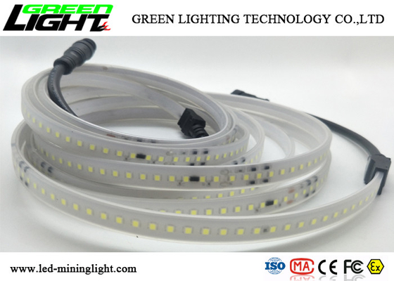 Impacto branco flexível da manutenção do silicone das luzes de tira do diodo emissor de luz da C.C. 24V - resistente