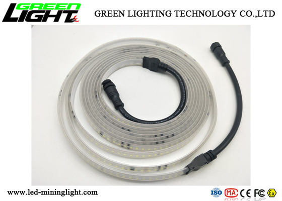 brilho branco flexível de alta tensão Illuminous alto da luz de tira do diodo emissor de luz 220V para o hard rock