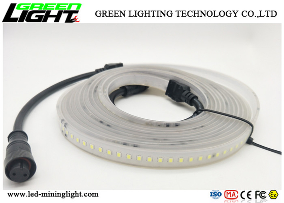 brilho branco flexível de alta tensão Illuminous alto da luz de tira do diodo emissor de luz 220V para o hard rock