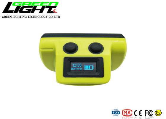 Lâmpadas de tampão de mineração recarregáveis de IP68 18000LUX 6800mAh altamente illuminous, fio e disponível sem fio