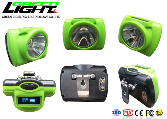 IPX8 ABS impermeável 1.78W 13000 LUX Underground Cap Lamp