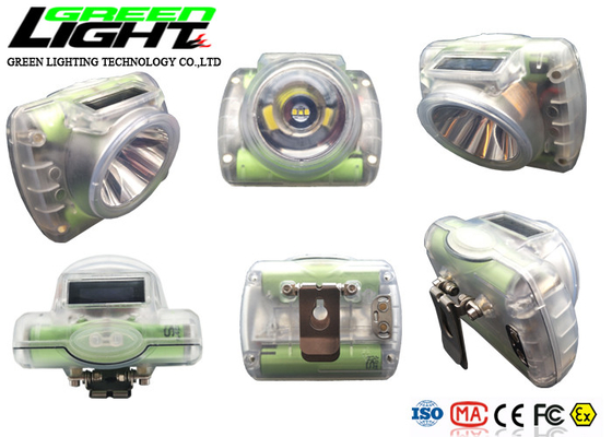 IPX8 ABS impermeável 1.78W 13000 LUX Underground Cap Lamp