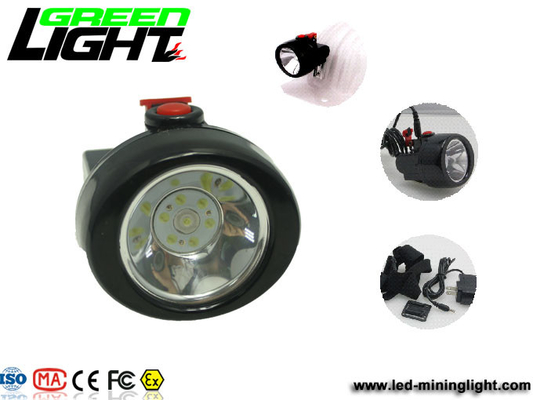 Luz do capacete de 1200 mineiros de carvão do PC 2.8Ah dos ciclos 6000lux