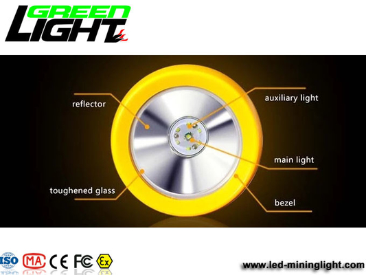 Lâmpada de tampão recarregável dos mineiros do diodo emissor de luz do ABS de 8000LUX 450mA