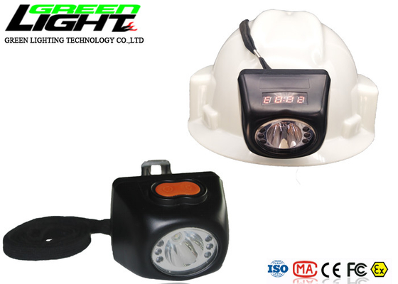 lâmpada de tampão dos mineiros do diodo emissor de luz de 4.5Ah Li Ion Battery 0.9W 8000lux