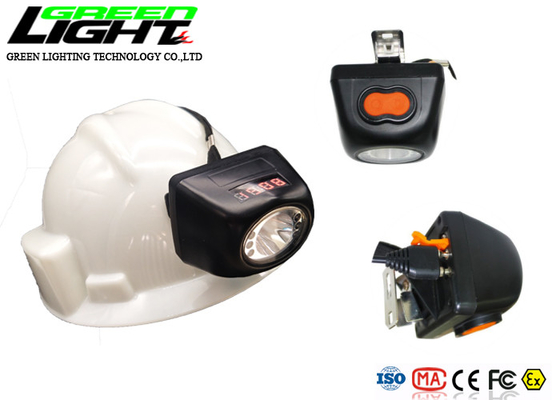 lâmpada de tampão dos mineiros do diodo emissor de luz de 4.5Ah Li Ion Battery 0.9W 8000lux