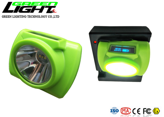 Farol recarregável do diodo emissor de luz do ABS 13000lux IP68 da tela de OLED