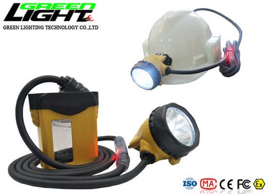 farol recarregável da mineração do diodo emissor de luz de 25000lux 3W 10.4Ah