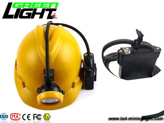 IP68 impermeável 6.6Ah Lux Underground Miners Helmet Lamp 1000