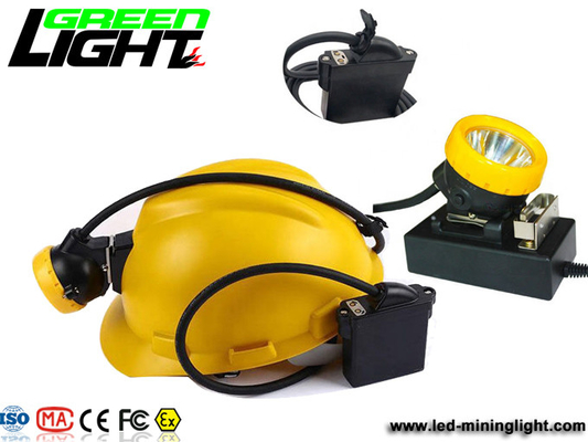 IP68 impermeável 6.6Ah Lux Underground Miners Helmet Lamp 1000