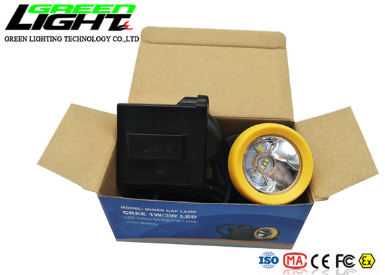 7.8Ah lâmpada de tampão dos mineiros do diodo emissor de luz da bateria 216lum 1.67w 10000lux