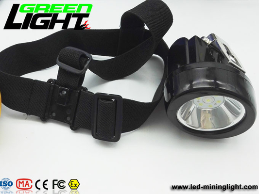 1200 ciclos luzes do capacete de segurança da mineração de 6000 Lux 2.8Ah 110LUM