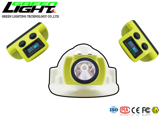 Lâmpada de tampão de mineração recarregável de 385LUM 20000lux 5V 2A IP68