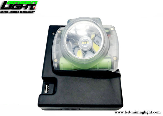 lâmpada de tampão dos mineiros do diodo emissor de luz de 1W 13000 Lux Waterproof IP68 6.8Ah