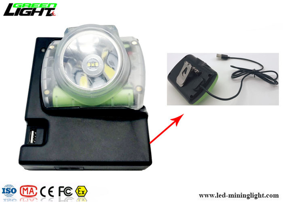 da segurança recarregável de pouco peso dos mineiros de 3.7V 1.78W 13000lux lâmpada de tampão sem corda