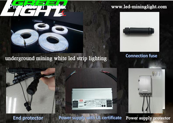 A fita conduzida branca morna da tira ilumina 60 diodos emissores de luz SMD5050 para iluminação perigosa/segura da área
