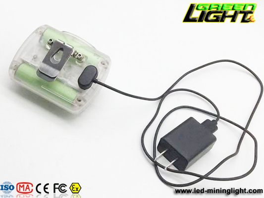Luzes de mineração sem corda transparentes de 0.4W 13000Lux 6.2Ah