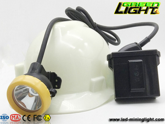 O capacete de segurança de mineração de IP68 450mA 12000lux ilumina 1200 ciclos
