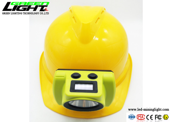 A mina conduzida 9000lux subterrânea do capacete 6800mAh ilumina a base E27