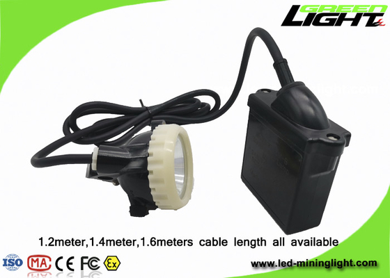 luzes de mineração recarregáveis do tampão de 1.11W 10000lux 6.6Ah