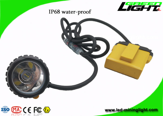 Farol impermeável da mineração de IP68 3W 600mA 25000lux SOS