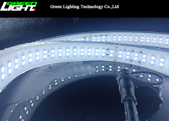O diodo emissor de luz dobro flexível da fileira de SMD5050 20m descasca 144LEDs 220VAC