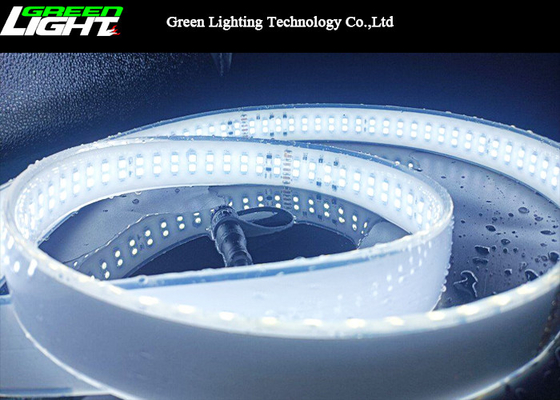O diodo emissor de luz dobro flexível da fileira de SMD5050 20m descasca 144LEDs 220VAC