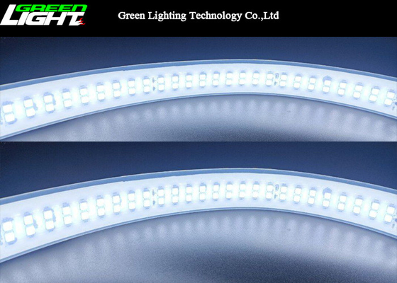 Luz de tira dupla 12W/M do silicone do diodo emissor de luz da fileira 6500k SMD5050