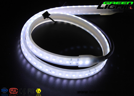 Silicone flexível das luzes de tira 170VAC do diodo emissor de luz de SMD5050 IP68