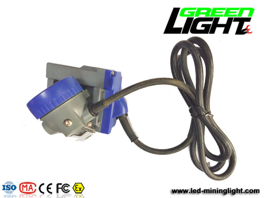 Lâmpada de tampão 6.6Ah dos mineiros do diodo emissor de luz do cabo 216lum 15000lux do PC Li Ion Battery
