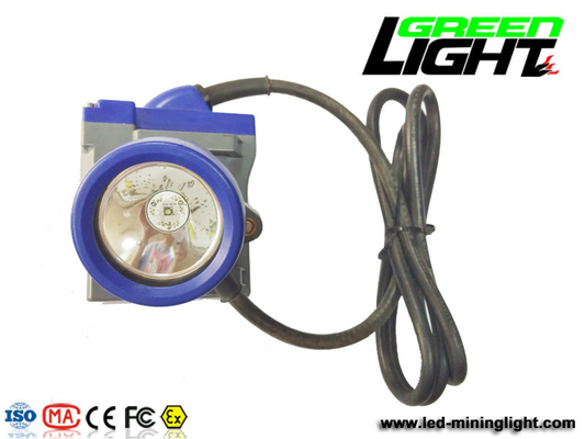 Lâmpada de tampão 6.6Ah dos mineiros do diodo emissor de luz do cabo 216lum 15000lux do PC Li Ion Battery