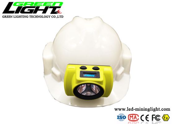 Lâmpadas de tampão de mineração recarregáveis IP68 de 18000LUX 6.8Ah 385LUM