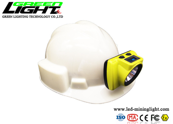 Lâmpadas de tampão de mineração recarregáveis IP68 de 18000LUX 6.8Ah 385LUM