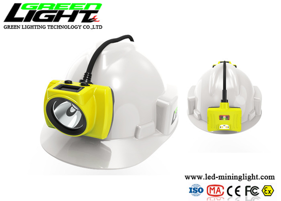 Lâmpadas de tampão de mineração recarregáveis IP68 de 18000LUX 6.8Ah 385LUM