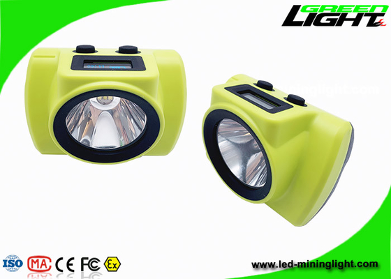 farol carbonoso 232lum do rádio de 18000lux 6.8Ah com tela de OLED
