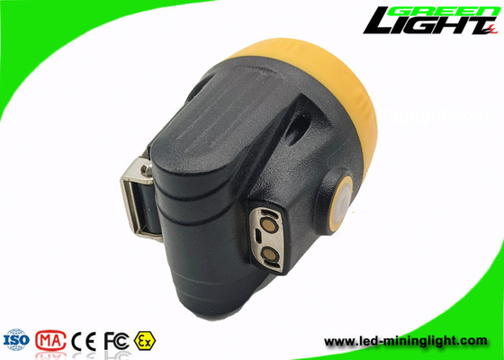 Luz sem corda de pouco peso 3.8AH do capacete do diodo emissor de luz de 1.1W 143lum com carregador de USB