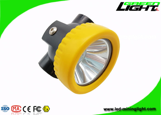 farol de mineração 0.74W do diodo emissor de luz de 2.2Ah 5000 Lux Cordless com carregador do berço