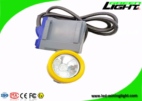 15000lux 1.67W conduziu o farol de mineração 6.6Ah IP68 resistente às explosões