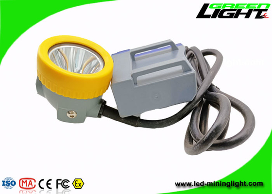 15000lux 1.67W conduziu o farol de mineração 6.6Ah IP68 resistente às explosões