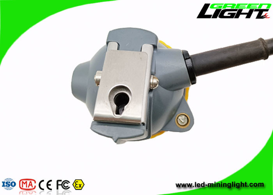 15000lux 1.67W conduziu o farol de mineração 6.6Ah IP68 resistente às explosões