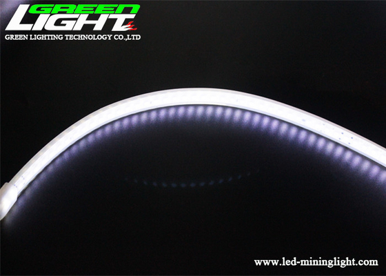 Diodo emissor de luz 1100lum de 15W/M que mina o silicone claro Gal Transparent das tiras 72LEDs/m