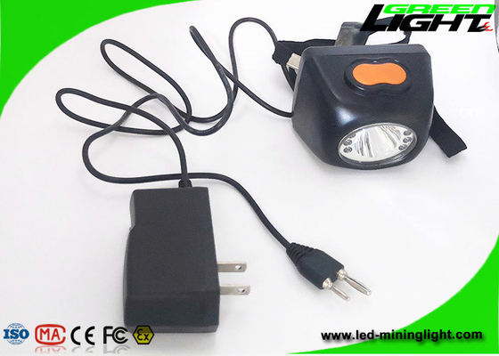 luz subterrânea dos mineiros do diodo emissor de luz de Led Headlamp 5.7Ah do mineiro de 1.7W 8000lux
