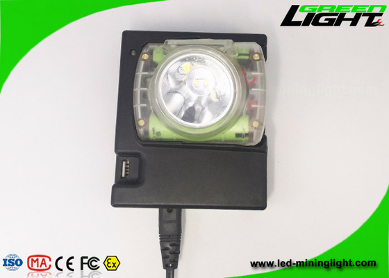 lâmpada de tampão sem corda 1.78W do capacete de 232lum 13000lux com tela de OLED