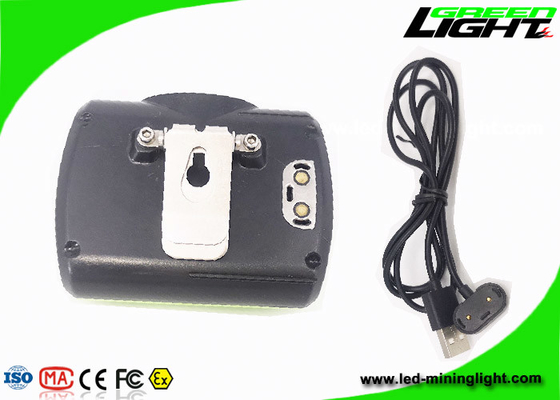 farol 6.8Ah IP68 480mA impermeável do diodo emissor de luz do capacete de segurança de 232lum 1.78W