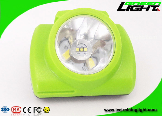 farol 6.8Ah IP68 480mA impermeável do diodo emissor de luz do capacete de segurança de 232lum 1.78W