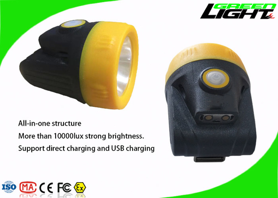 farol conduzido recarregável sem corda da lâmpada de tampão 3.8Ah dos mineiros de 200mA 143LUM
